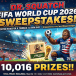 Dr. Squatch FIFA Világkupa 2026 Nyereményjáték - 10 016 Nyertes!