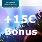 Volkswagen takarékszámla 2026: 15€ bónusz, 3,10% kamat