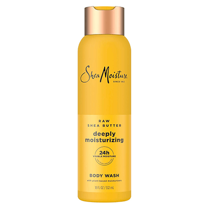 SheaMoisture Raw Shea Butter Body Wash 18 oz 50 centért